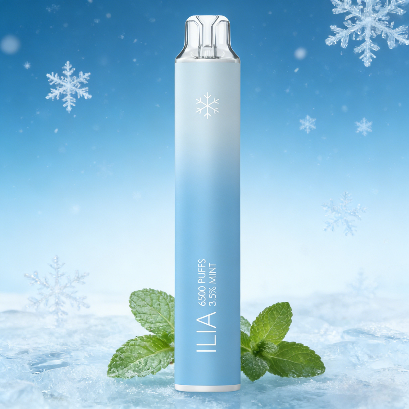 【勁爽薄荷】ILIA一次性電子煙 | 超長續航650mAh-可充電 | 24种口味可選